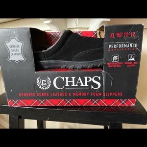 BNIB Chaps XL Suede Slippers